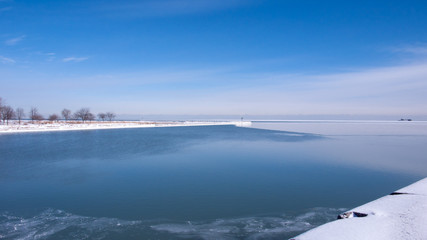 Frozen Winter in Chicago