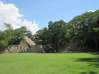 Fototapeta na wymiar Ruinas de Copan, Honduras