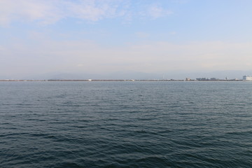 Obraz premium 船からの風景