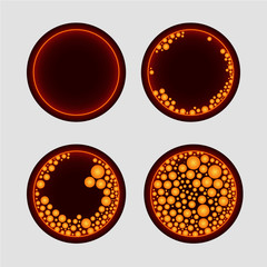 Illustration and icon Cholesterol