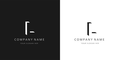 L logo letter design	