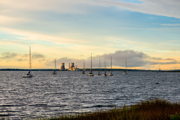 Obraz premium Rhode Island Sunset