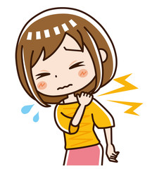 肩こり　女性