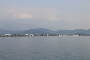 Fototapeta premium 竹生島クルーズからの景色