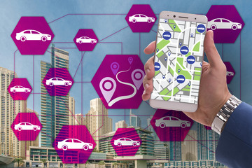 Concept of car ordering online