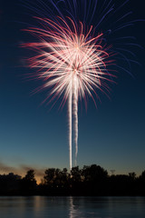 Fireworks on the Illinois River