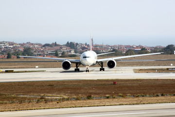 Airplane at the airport