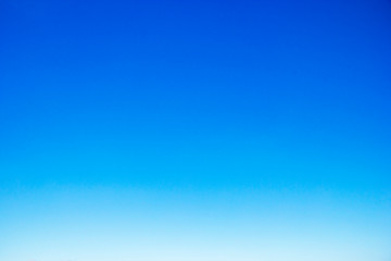 Clear blue sky background and empty space for your design, no cloud