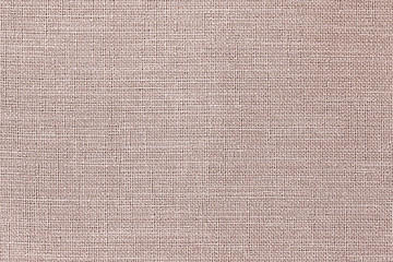 Brown linen fabric texture or background.