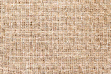 Brown linen fabric texture or background.