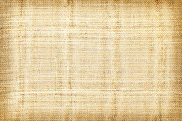 Brown linen fabric texture or background.