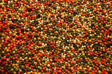 Seamless texture background of spices, multi-colored texture