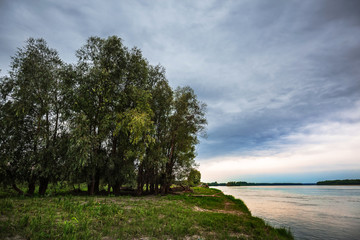 Fototapeta na wymiar Ob river. Western Siberia