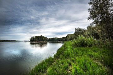 Ob river. Western Siberia