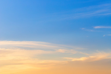 Blue sky with clouds background
