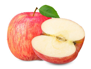 Apple isolated on white clipping path