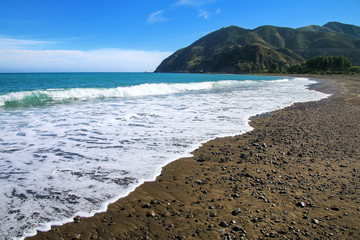 Peketa Beach on South Island, New Zealand