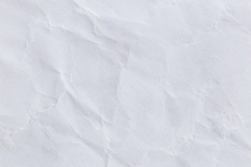 Crumpled white recycled paper background for business communication and education concept design.