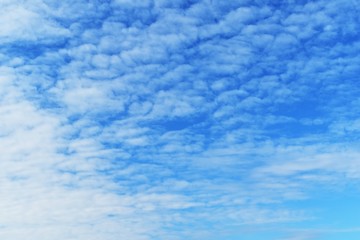 white cloudy on blue sky for background
