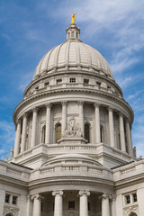 Fototapeta na wymiar Wisconsin State Capital Building