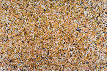 Cork board background or pattern with selective focus