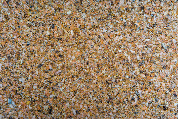 Cork board background or pattern with selective focus