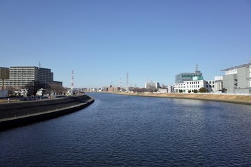 Obraz premium 鶴見川