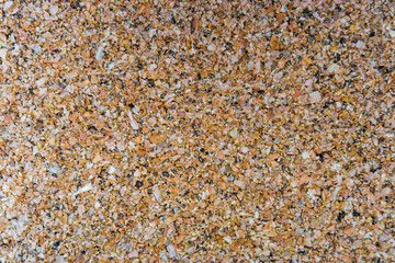 Cork board background or pattern with selective focus