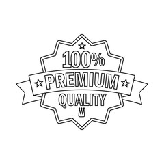 Vector design of emblem and badge icon. Collection of emblem and sticker stock vector illustration.