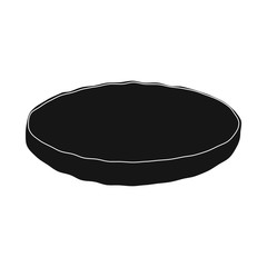 Isolated object of burger and sandwich sign. Collection of burger and slice stock symbol for web.