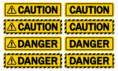 警告サイン（CAUTION & DANGER）