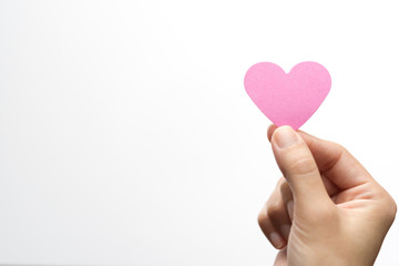 Obraz premium ハートを持つ手