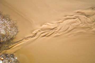 Unique background. Great desktop wallpaper. Beautiful natural texture. Ice and water mixed. Trendy background for inscriptions. Ecology design