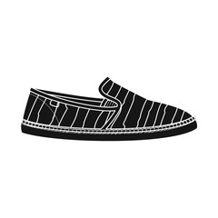 Vector illustration of shoe and footwear icon. Set of shoe and foot stock vector illustration.