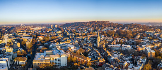 Panorama auf den Lousberg in Aachen - obrazy, fototapety, plakaty