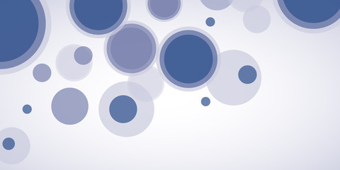 Abstract Wide Blue and White Minimal Geometric Pattern Background Design, Gradient Shapes - Vector Illustration 