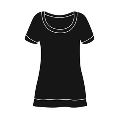 Vector design of woman and clothing sign. Set of woman and wear stock vector illustration.