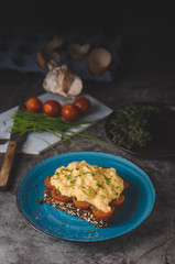 Wholemeal bread sandwitch