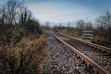 Fototapeta premium country railway