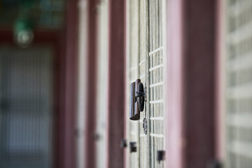 문, 문고리, 전통, 나무, 대문, 한국