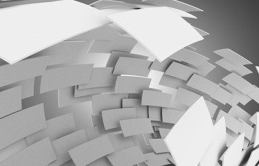 3d abstract background design. 3d illustration