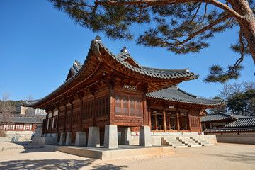 Fototapeta na wymiar traditional Korean houses