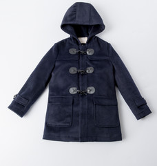 Naklejka premium Dark trench coat tile photo