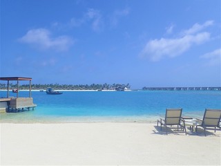 Maldive island resort hotel