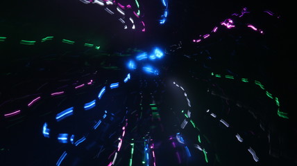 LED lighting design style for love symbols, night lights, drawing with LED lights,Storm of Light 