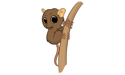 tarsier cute cartoon