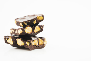 dark chocolate with pistachio 