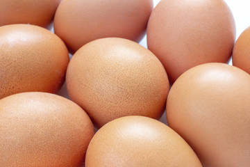 Brown chicken eggs