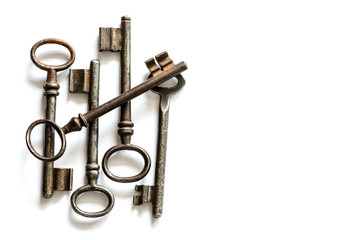 old keys, five, count to five