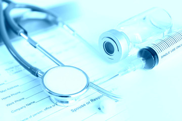 医療イメージ　注射